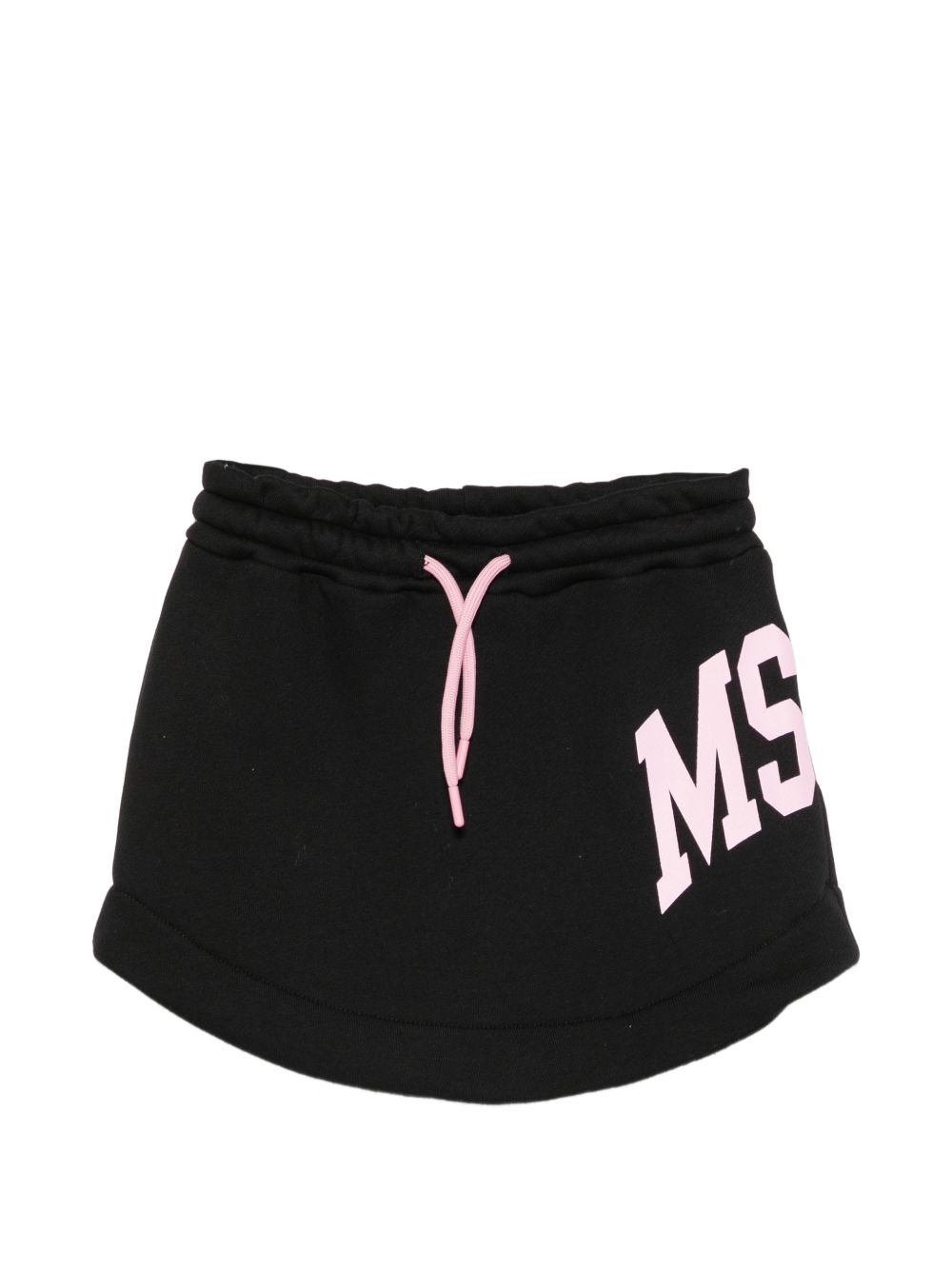 Gonna per bambina MSGM Kids nera con stampa logo F6MSJGSK033 110 MSGM KIDS 