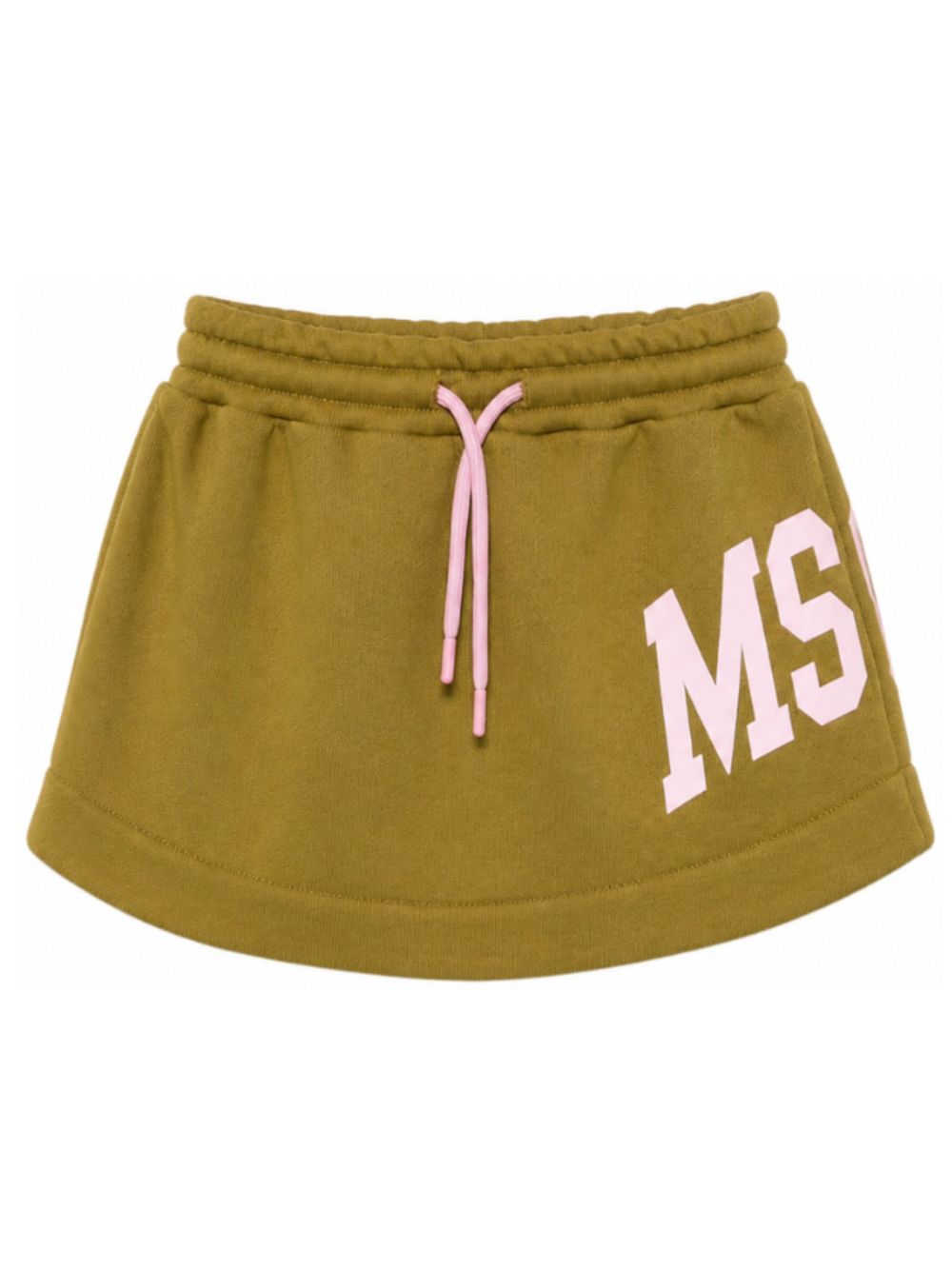 Gonna per bambina MSGM Kids verde con stampa logo F6MSJGSK033 MS089 MSGM KIDS 