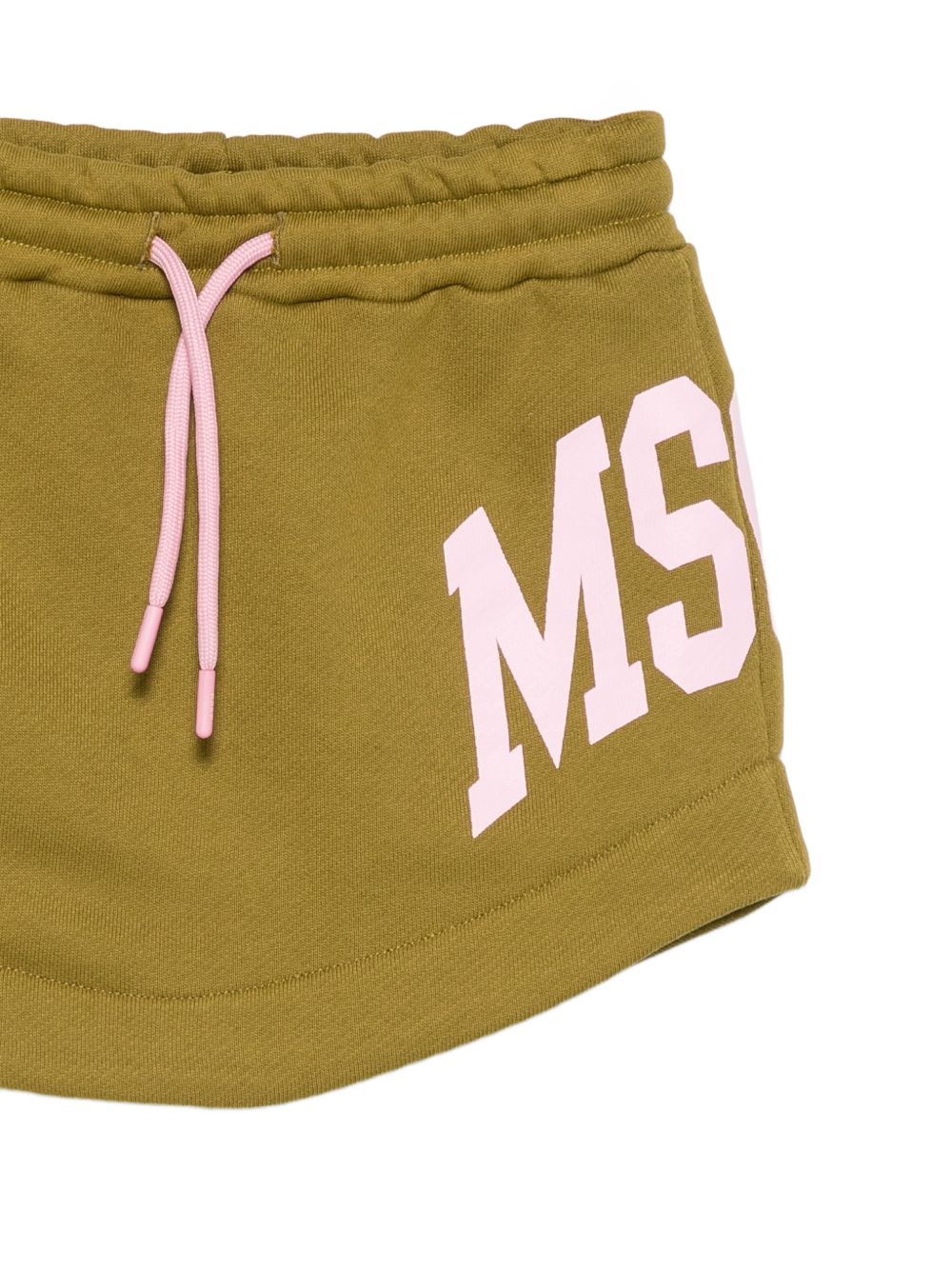 Gonna per bambina MSGM Kids verde con stampa logo F6MSJGSK033 MS089 MSGM KIDS 