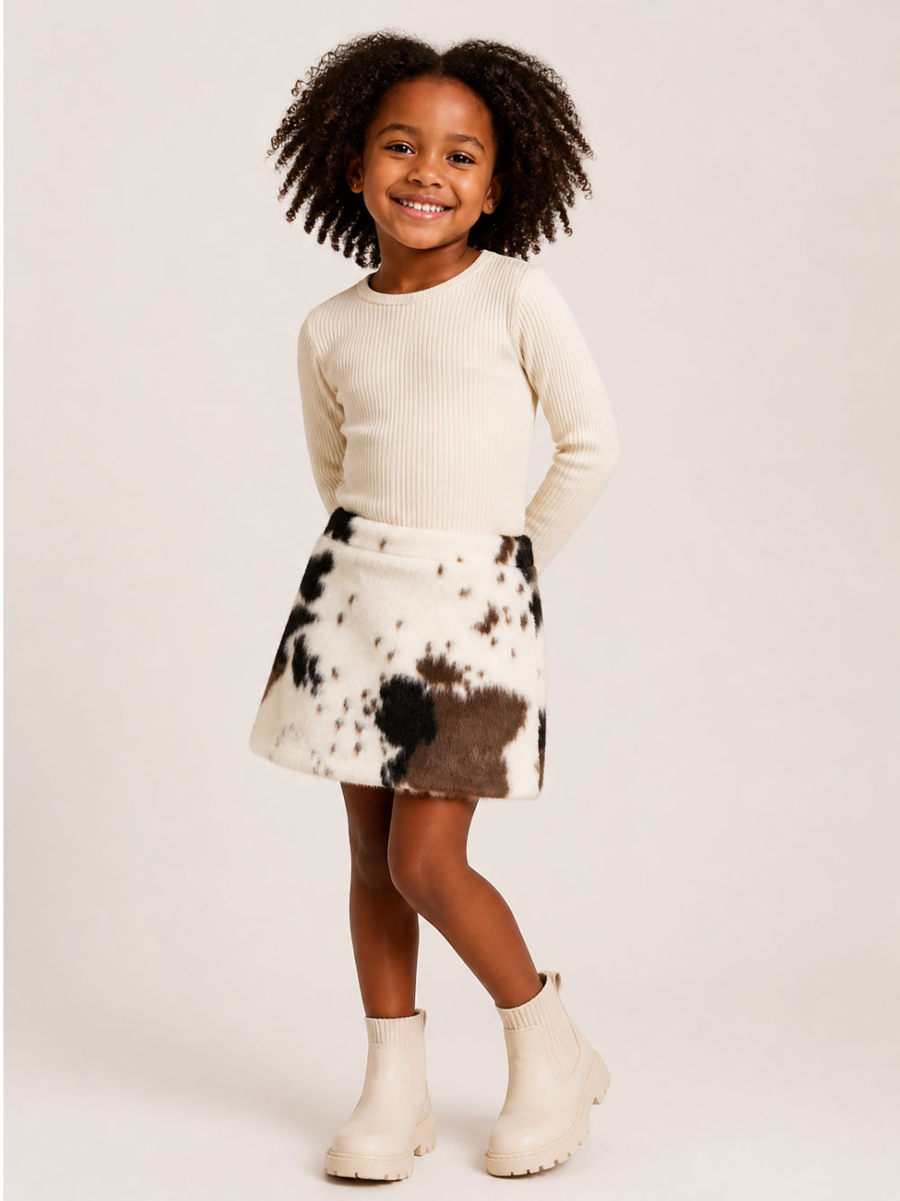 Gonna per bambina Msgm Kids multicolore con logo ricamato F6MSJGSK081 MS098 MSGM KIDS 