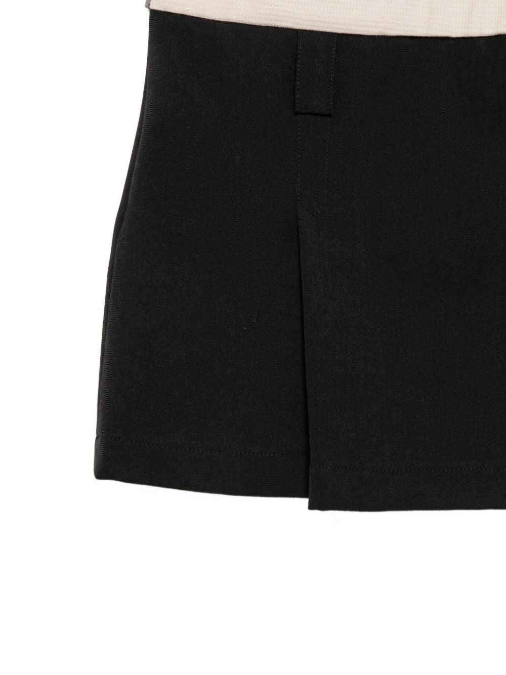 Gonna per bambina Msgm Kids nera con logo ricamato in vita F6MSJGSK101 110 MSGM KIDS 