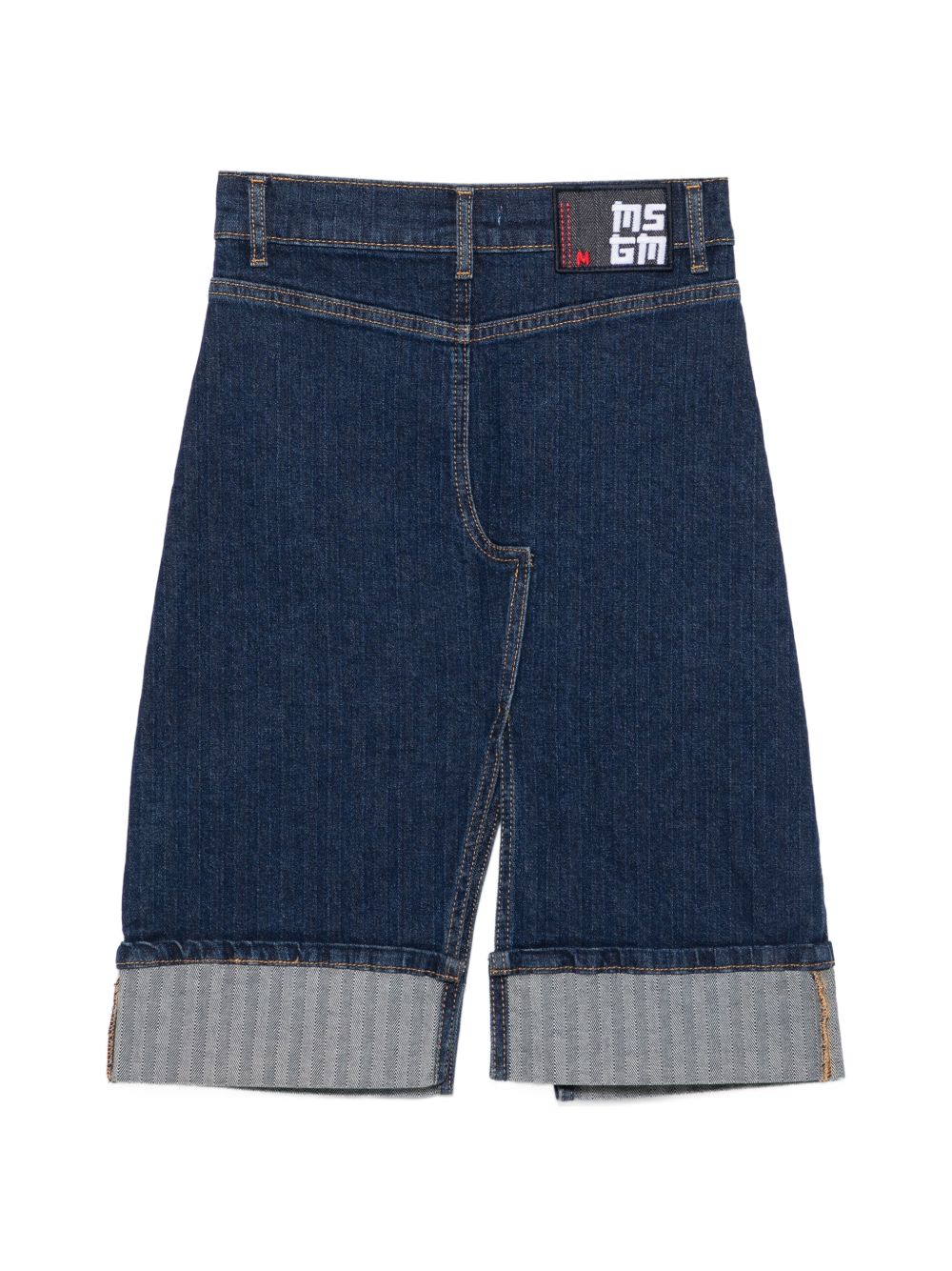 Gonna per bambina MSGM Kids blu con ricamo F6MSJGSK296 126 MSGM KIDS 