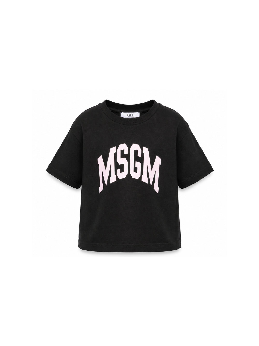 T-shirt per bambina MSGM Kids nera con stampa grafica F6MSJGTH042 110 MSGM KIDS 