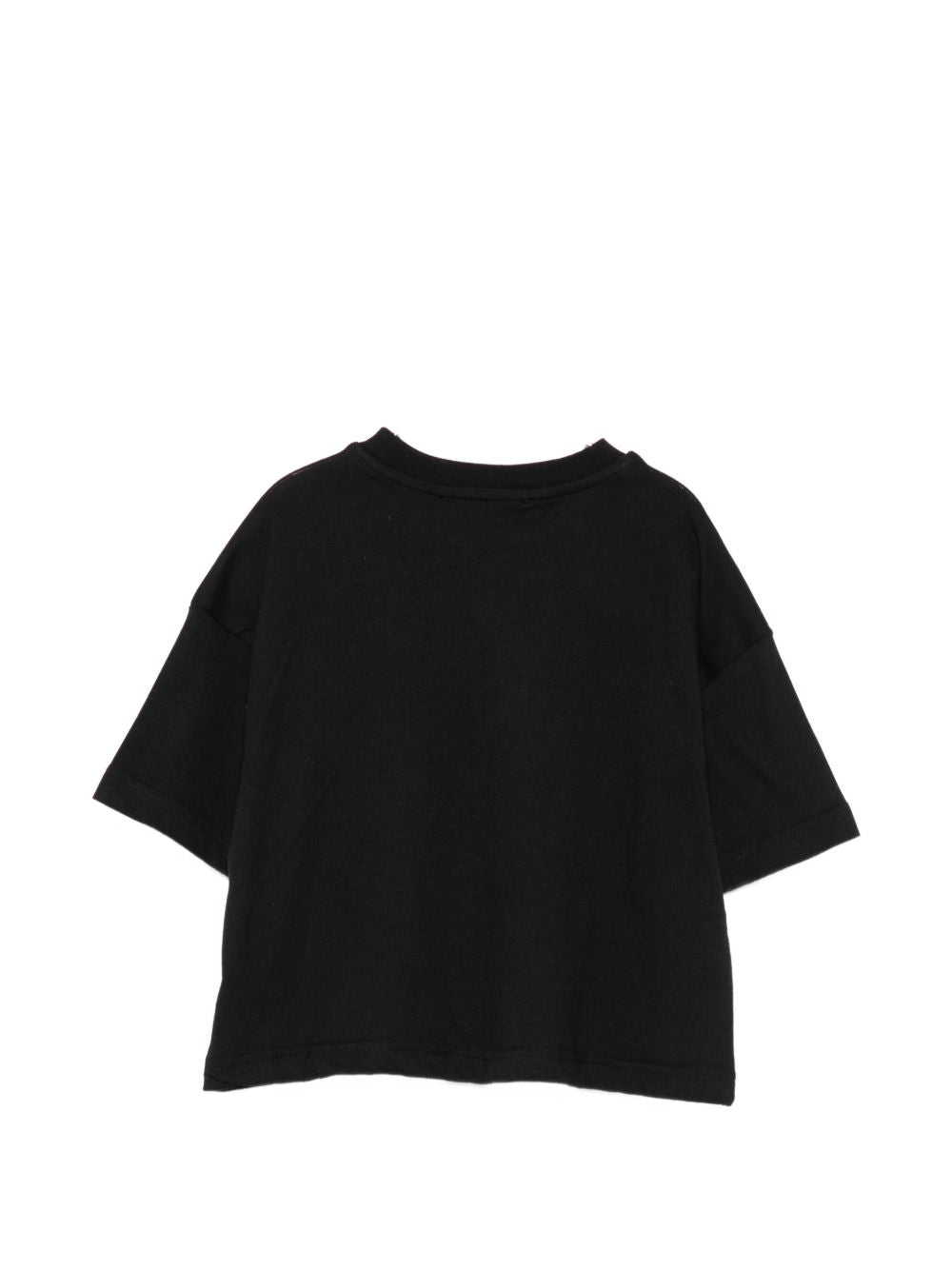 T-shirt per bambina MSGM Kids nera con stampa grafica F6MSJGTH042 110 MSGM KIDS 
