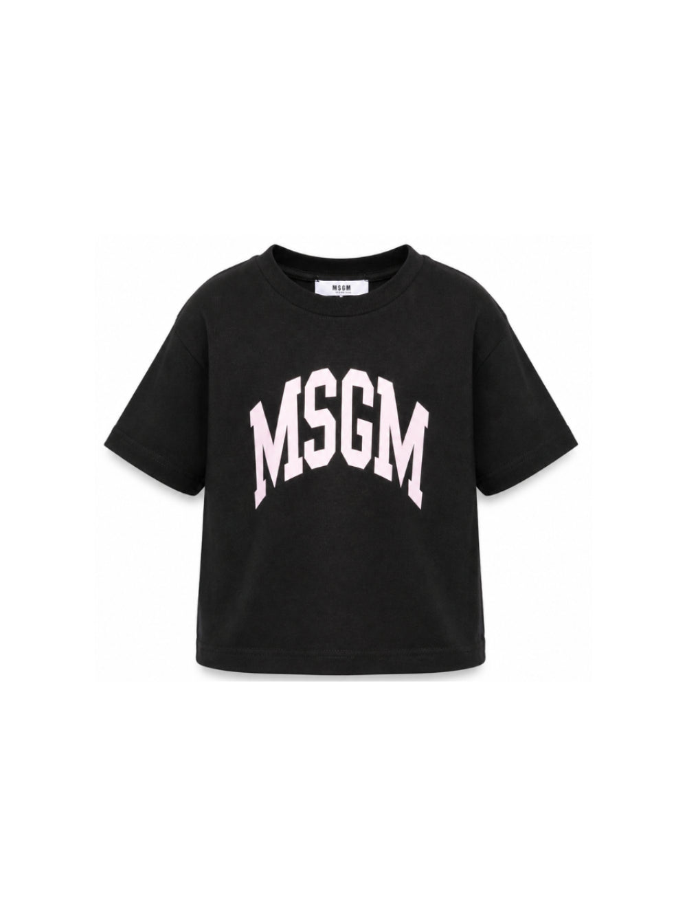 T-shirt per bambina MSGM Kids nera con stampa grafica F6MSJGTH042 110 MSGM KIDS 