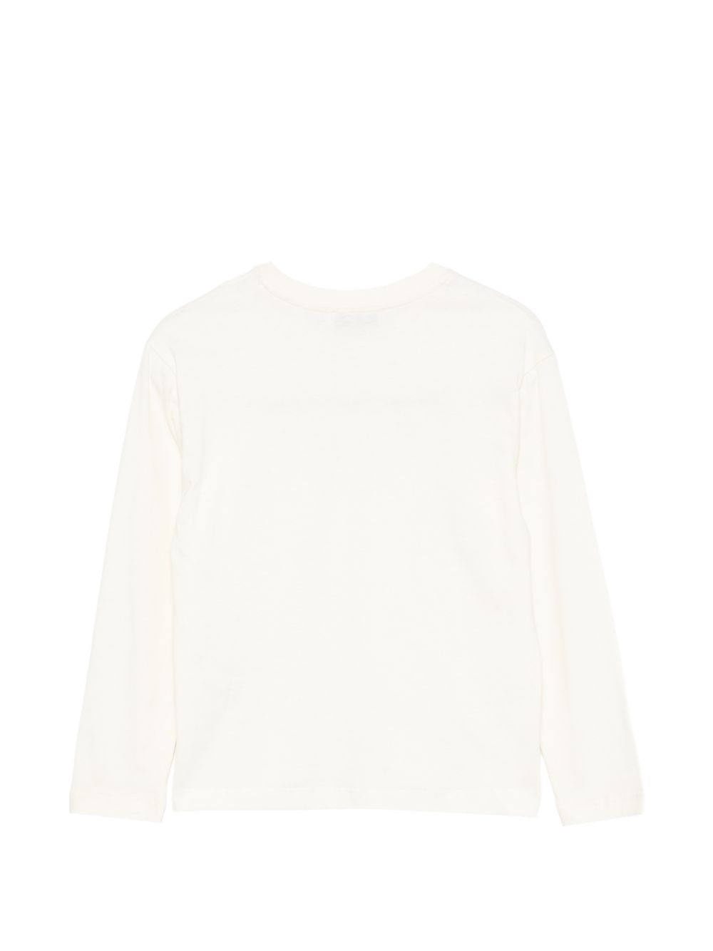 T-shirt per bambina MSGM Kids bianca avorio a maniche lunghe F6MSJGTH088 013 MSGM KIDS 