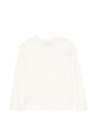 T-shirt per bambina MSGM Kids bianca avorio a maniche lunghe F6MSJGTH088 013 MSGM KIDS 