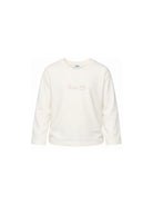 T-shirt per bambina MSGM Kids bianca avorio a maniche lunghe F6MSJGTH088 013 MSGM KIDS 