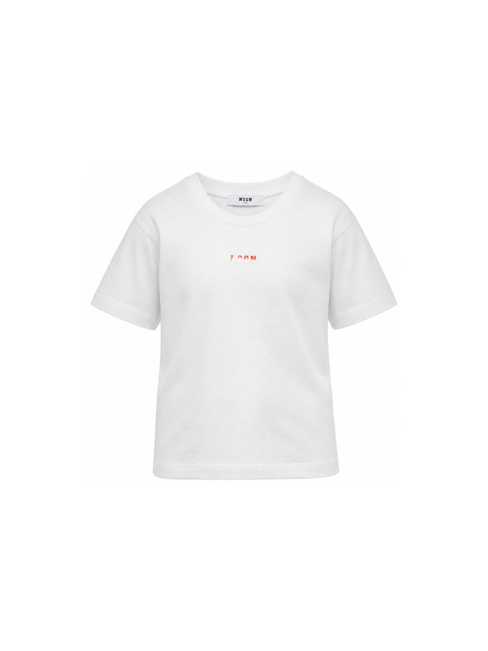 T-shirt per bambina MSGM Kids bianca con stampa grafica sul retro F6MSJGTH121 002 MSGM KIDS 