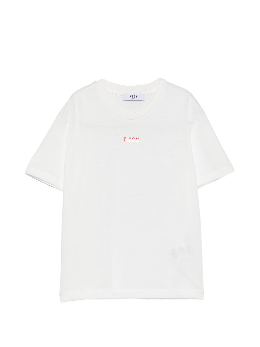 T-shirt per bambina MSGM Kids bianca con stampa grafica sul retro F6MSJGTH121 002 MSGM KIDS 