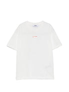 T-shirt per bambina MSGM Kids bianca con stampa grafica sul retro F6MSJGTH121 002 MSGM KIDS 