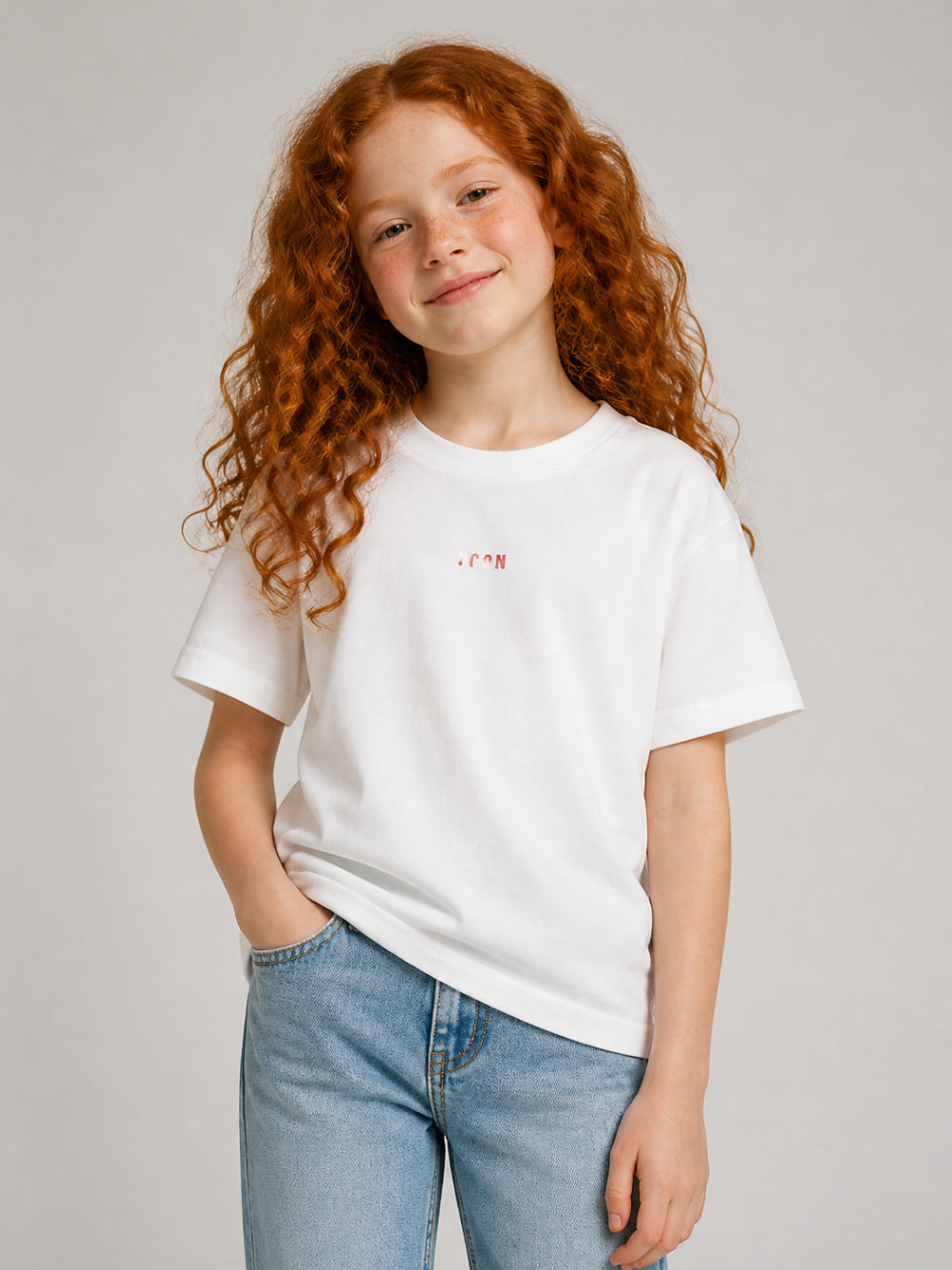 T-shirt per bambina MSGM Kids bianca con stampa grafica sul retro F6MSJGTH121 002 MSGM KIDS 