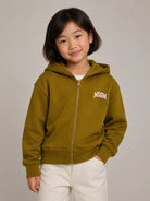 Felpa per bambina MSGM Kids verde con logo sul davanti F6MSJGZH032 MS089 MSGM KIDS 