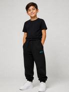 Pantatuta per bambino Msgm Kids nera con due tasche laterali a fessura F6MSJUFP305 110 MSGM KIDS 