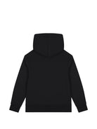 Felpa per bambino MSGM Kids nera con logo sul davanti F6MSJUHS011 110 MSGM KIDS 