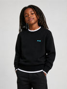 Maglione per bambino MSGM Kids nero con bordi a contrasto F6MSJUJP189 110 MSGM KIDS 