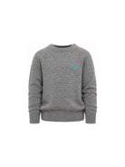 Maglione per bambino MSGM Kids grigio con bordi a contrasto F6MSJUJP189 271 MSGM KIDS 