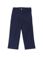 Pantaloni per bambino Msgm Kids bly navy con stampa logo F6MSJUPA192 MS032 MSGM KIDS 