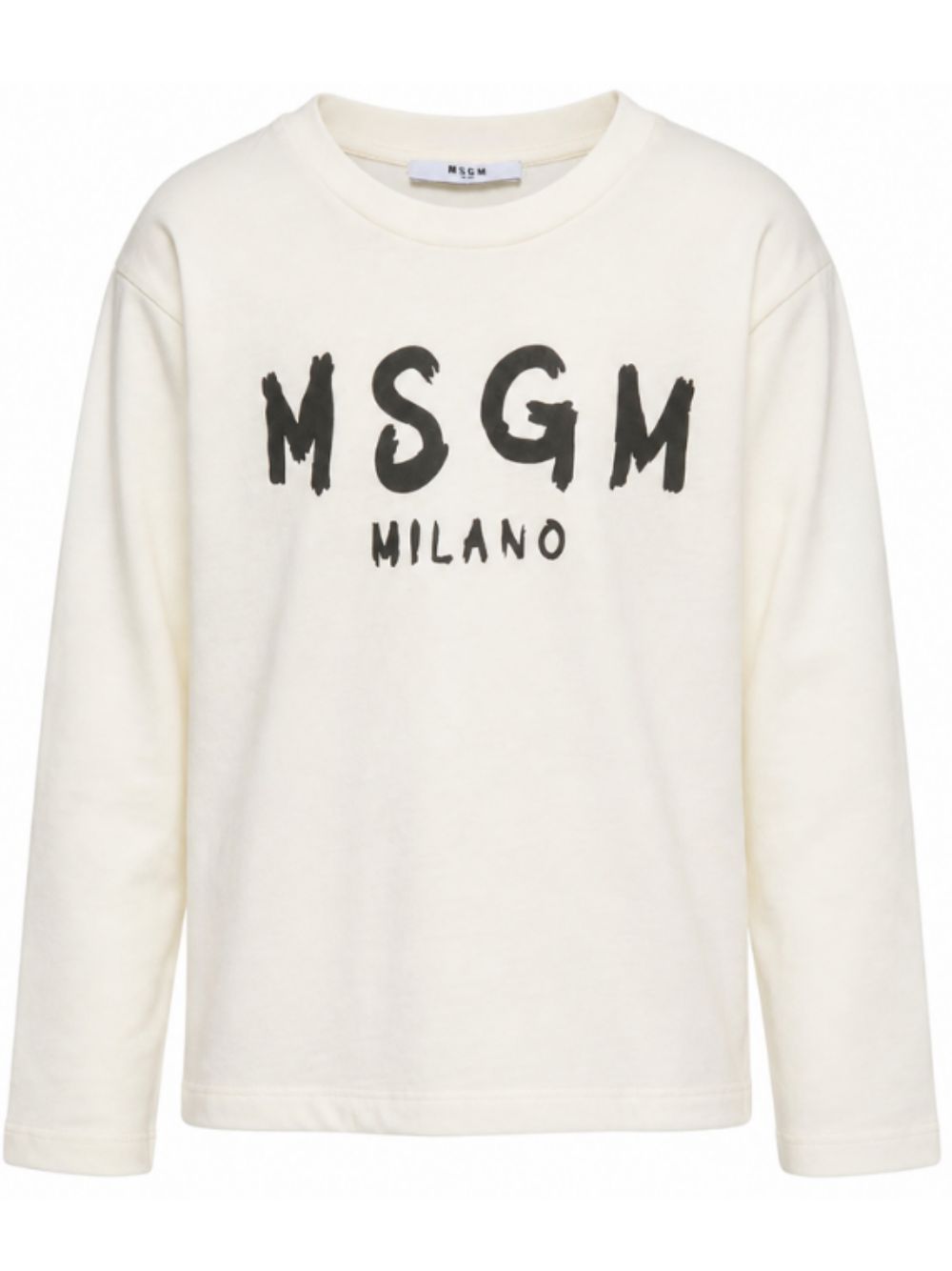 T-shirt per bambini MSGM Kids bianca con stampa grafica F6MSJUTH012 013 MSGM KIDS 