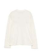 T-shirt per bambini MSGM Kids bianca con stampa grafica F6MSJUTH012 013 MSGM KIDS 