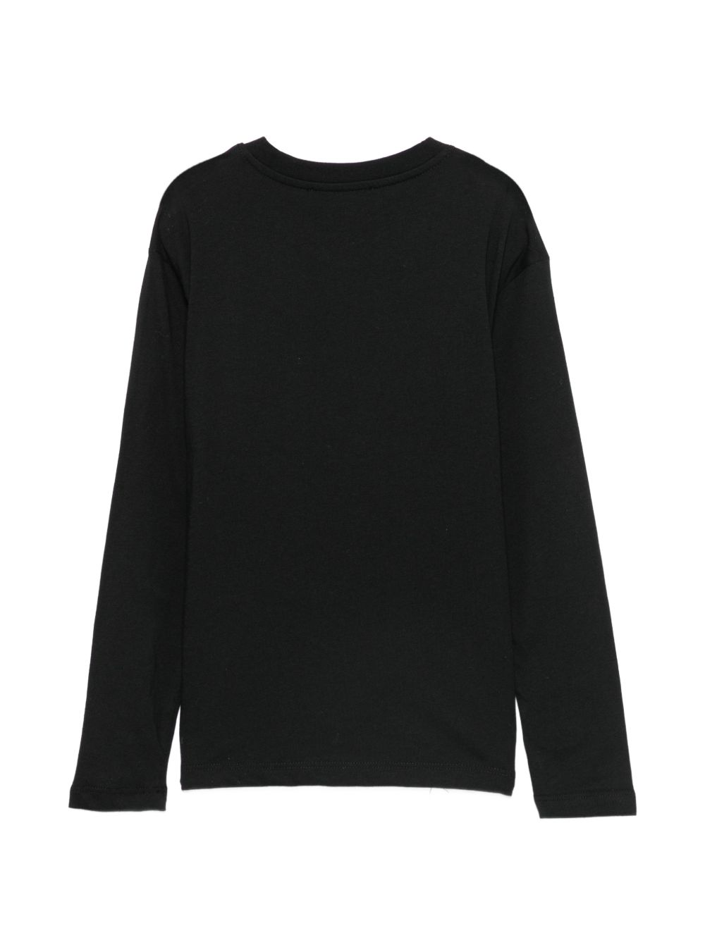 T-shirt per bambini MSGM Kids nera con stampa grafica F6MSJUTH012 110 MSGM KIDS 
