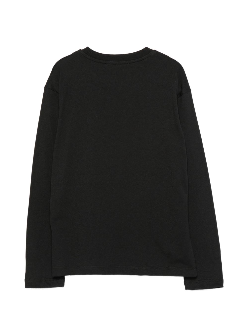 T-shirt per bambini MSGM Kids nera con stampa grafica F6MSJUTH012 MS092 MSGM KIDS 