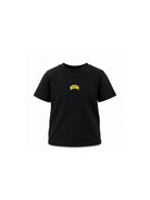 T-shirt per bambini MSGM Kids nero con stampa del logo F6MSJUTH027 110 MSGM KIDS 