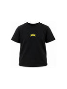 T-shirt per bambini MSGM Kids nero con stampa del logo F6MSJUTH027 110 MSGM KIDS 
