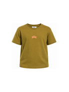 T-shirt per bambini MSGM Kids verde con stampa del logo F6MSJUTH027 MS089 MSGM KIDS 