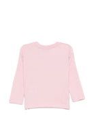 T-shirt per neonata MSGM Kids rosa con logo sul davanti F6MSNGTH367 MS090 MSGM KIDS 