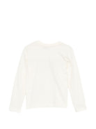 T-shirt per bambina MSGM Kids bianca con stampa logo sul davanti F6MSNGTH369 013 MSGM KIDS 