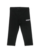 Completo per neonata MSGM Kids bianco e nero con logo sul davanti F6MSNGTL328 013/05 MSGM KIDS 