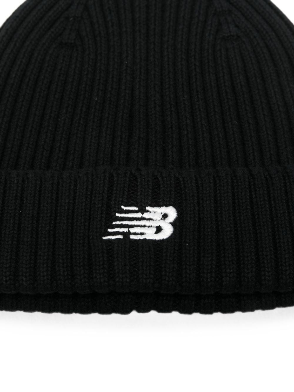 Berretto per bambini New Balance Kids nero a coste con logo AC95708 BK NEW BALANCE KIDS 