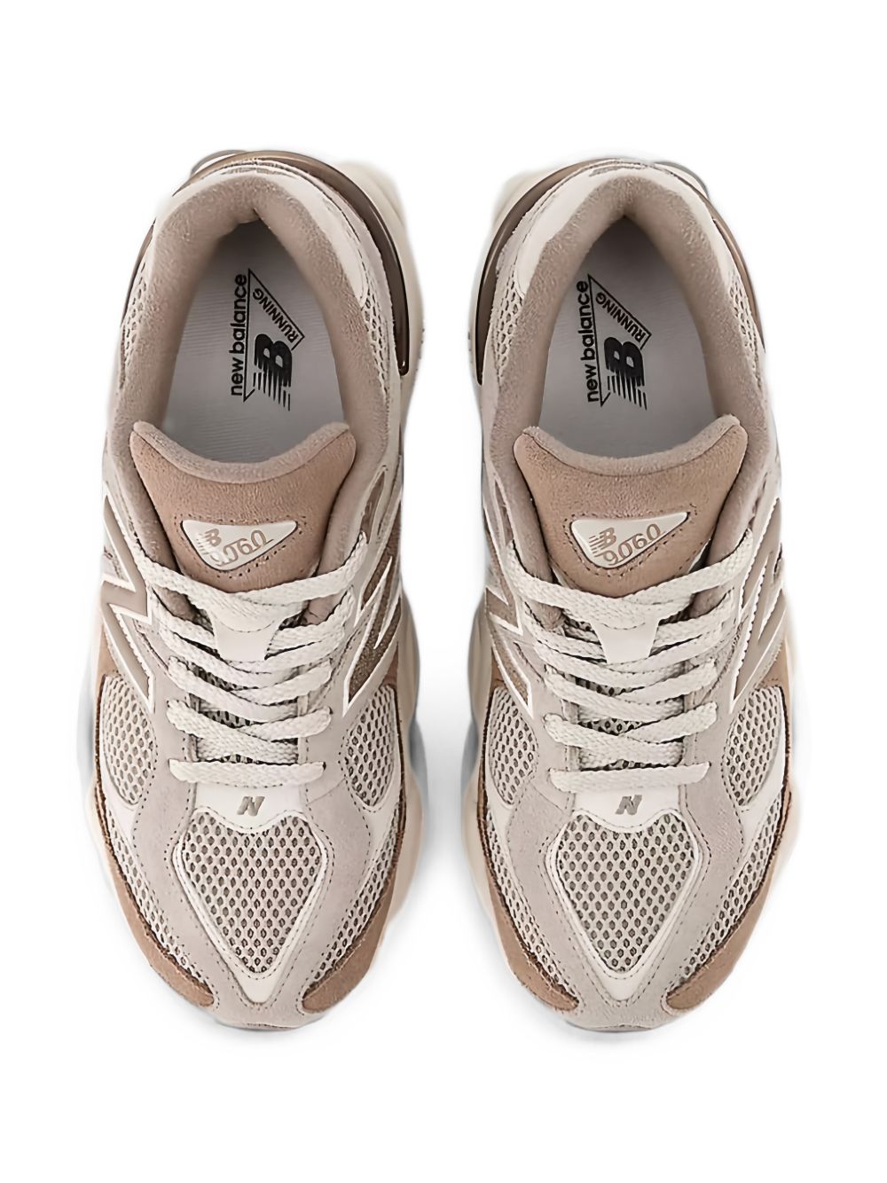 Sneakers 9060 Lace per bambini New Balance Kids marrroni con applicazione laterale con logo GC9060 EX NEW BALANCE KIDS 