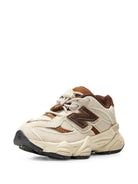 Sneakers 9060 per bambini New Balance Kids bianche con inserti in pelle I9060 2Y4 NEW BALANCE KIDS 
