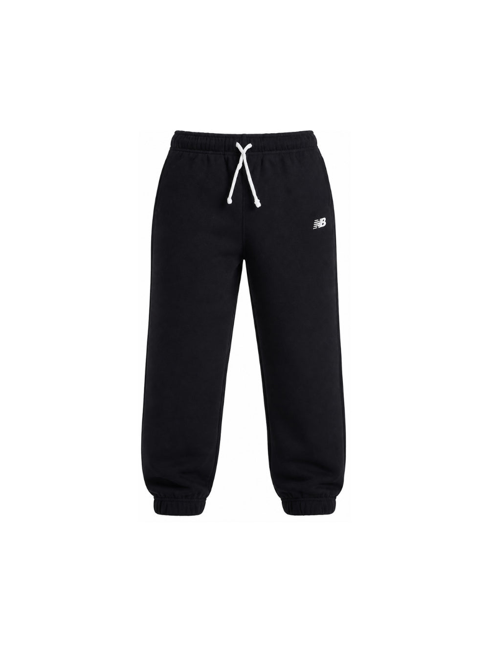 Pantaloni sportivi per bambini New Balance Kids neri con stampa logo sul davanti LAKB0060 BK NEW BALANCE KIDS 