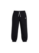 Pantaloni sportivi per bambini New Balance Kids neri con stampa logo sul davanti LAKB0060 BK NEW BALANCE KIDS 