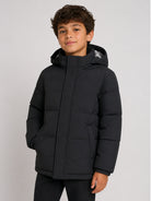 Giubbino per bambino New Balance Kids nero con logo stampato LAKB0287 BK NEW BALANCE KIDS 