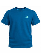 T-shirt per bambino New Balance Kids blu con stampa grafica sul retro YT62O02X STS NEW BALANCE KIDS 