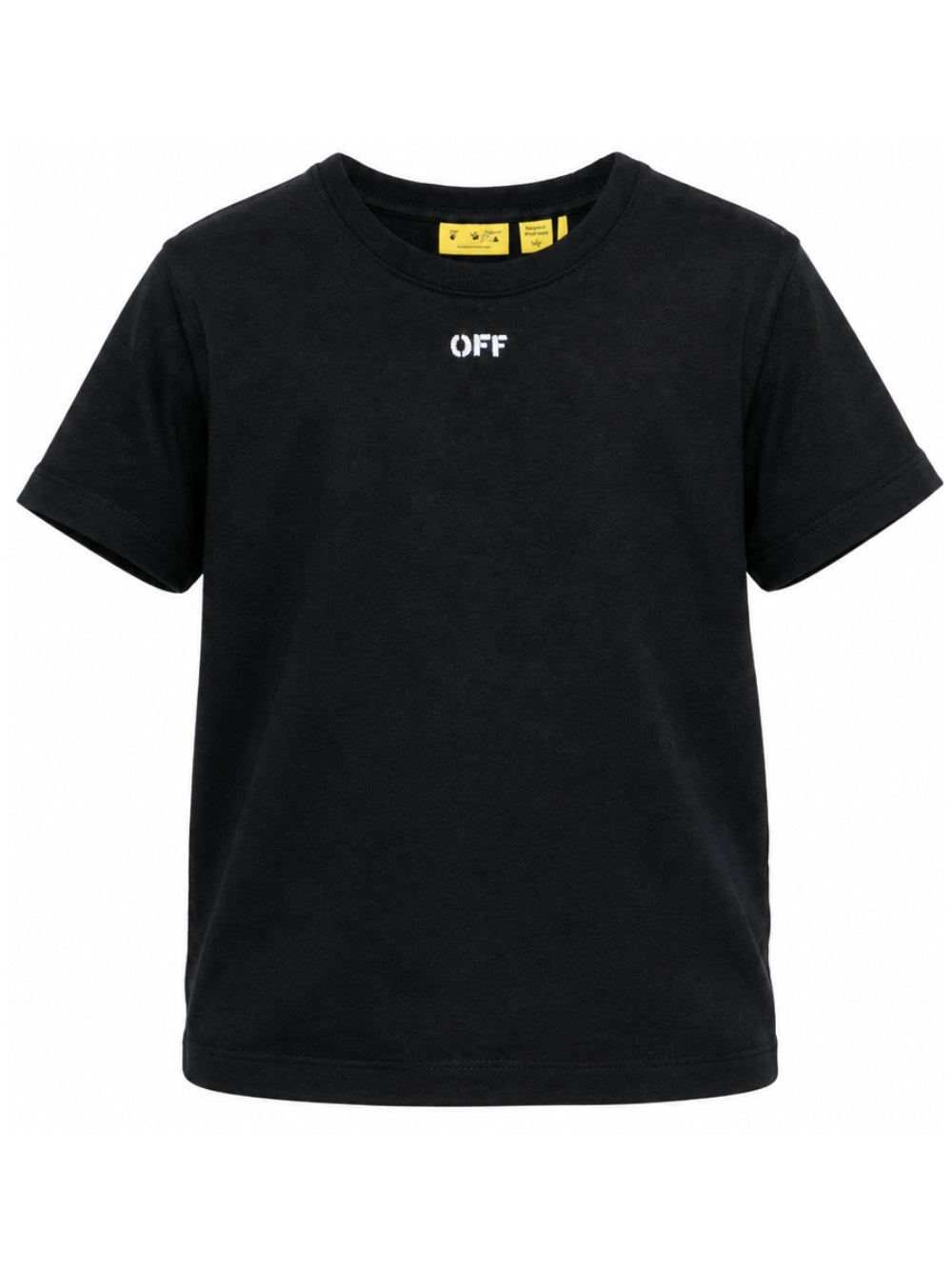 Set di due t-shirt per bambino Off White Kids nera con stampa grafica posteriore 44B2B002F26J001 MULTICOLOR OFF WHITE KIDS 