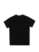 T-shirt per bambini Off-White Kids nera con logo sfocato 44BAA002F26J001 BLACK OFF WHITE KIDS 