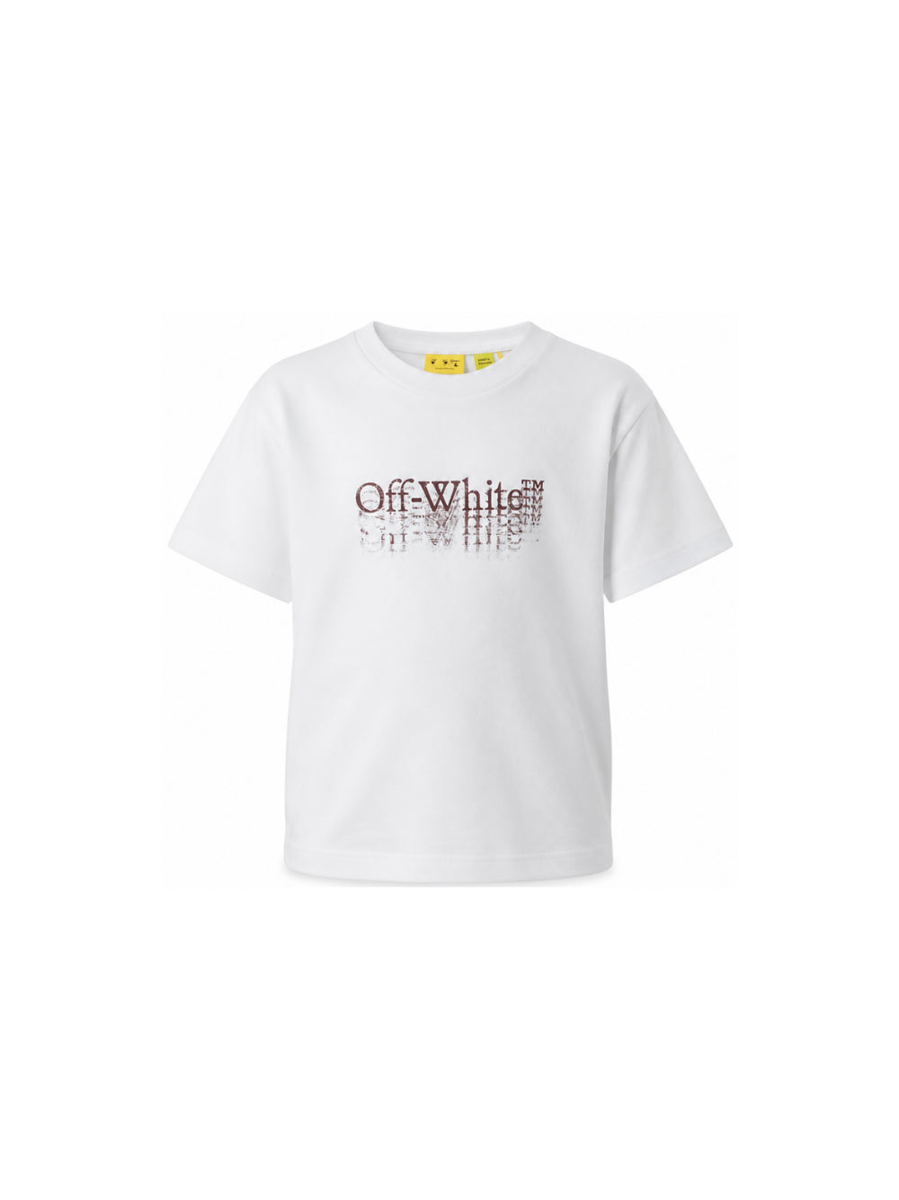 T-shirt per bambino Off White Kids bianca con stampa grafica 44BAA002F26J001 WHITE OFF WHITE KIDS 