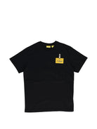 T-shirt per bambino Off White Kids nera con motivo a freccia sul retro 44BAA002F26J005 BLACK OFF WHITE KIDS 