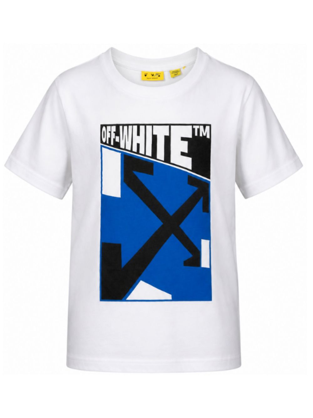 T-shirt per bambino Off White Kids bianca con stampa grafica 44BAA002F26J006 WHITE OFF WHITE KIDS 