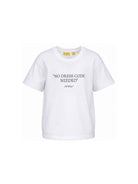 T-shirt per bambino Off-White Kids bianca con logo sul davanti 44BAA002F26J00I WHITE OFF WHITE KIDS 