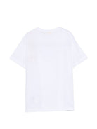 T-shirt per bambino Off-White Kids bianca con logo sul davanti 44BAA002F26J00I WHITE OFF WHITE KIDS 