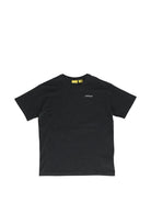 T-shirt per bambino Off White Kids nera con vestibilità oversize 44BAA019F26J004 BLACK OFF WHITE KIDS 