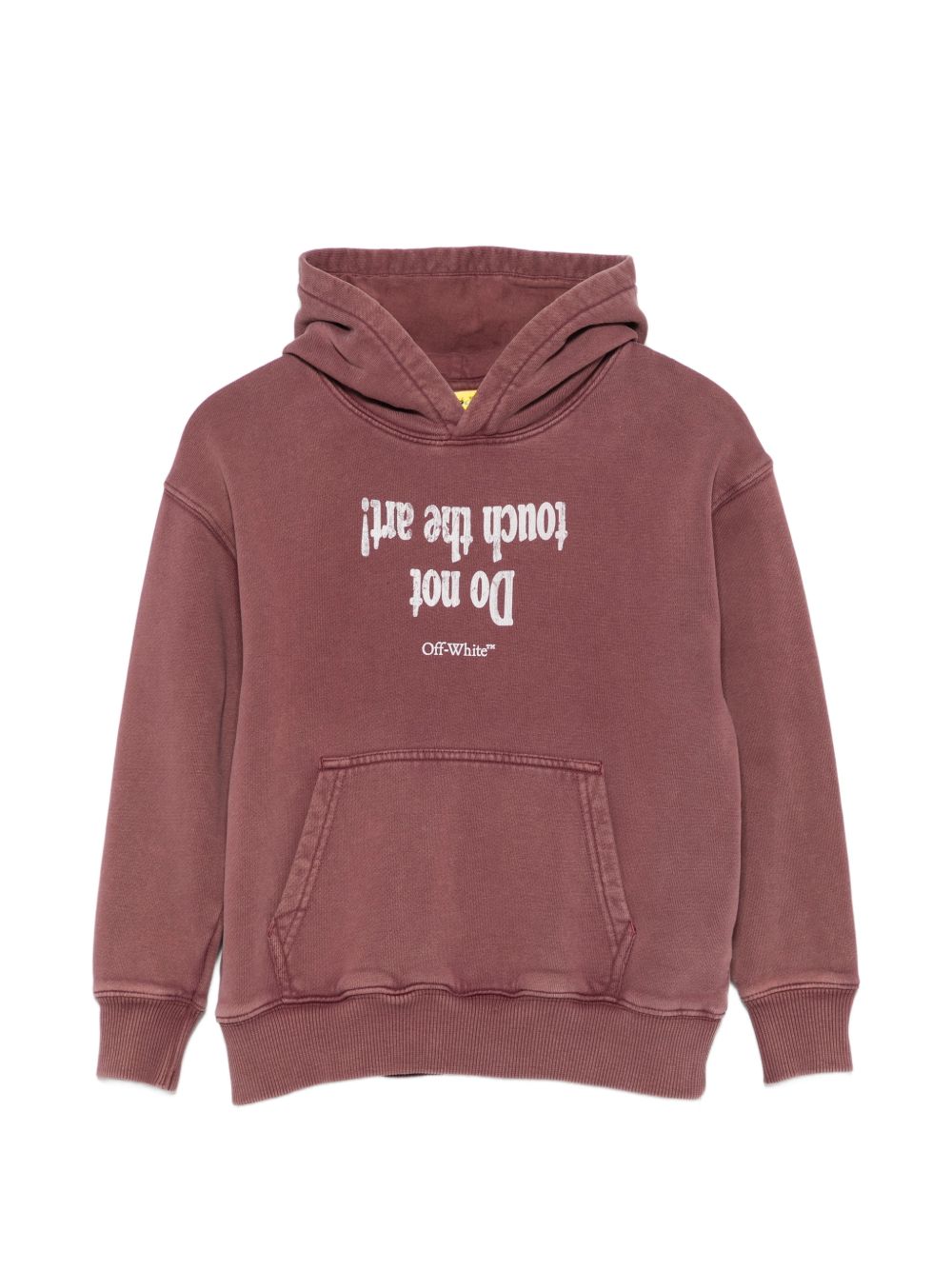 Felpa per bambino Off White Kids rossa con stampa grafica 44BBB001F26F007 RED OFF WHITE KIDS 