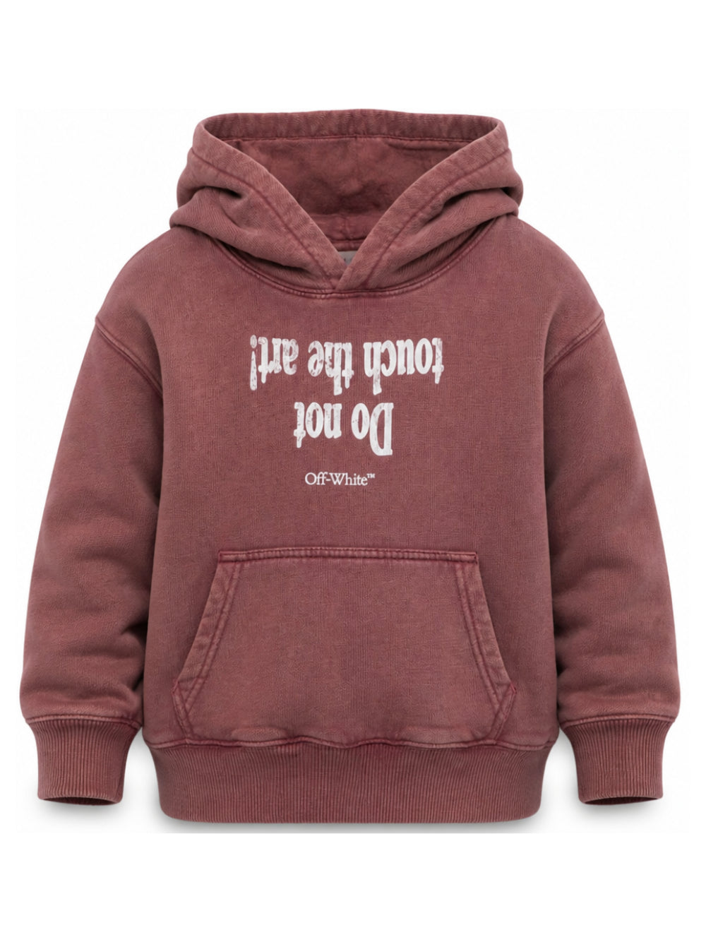 Felpa per bambino Off White Kids rossa con stampa grafica 44BBB001F26F007 RED OFF WHITE KIDS 