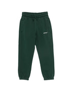 Pantatuta per bambino Off-White Kids verde con stampa logo 44BCH001F26F002 PINE OFF WHITE KIDS 